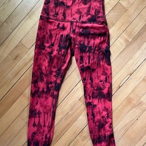 Lululemon fire red align leggings